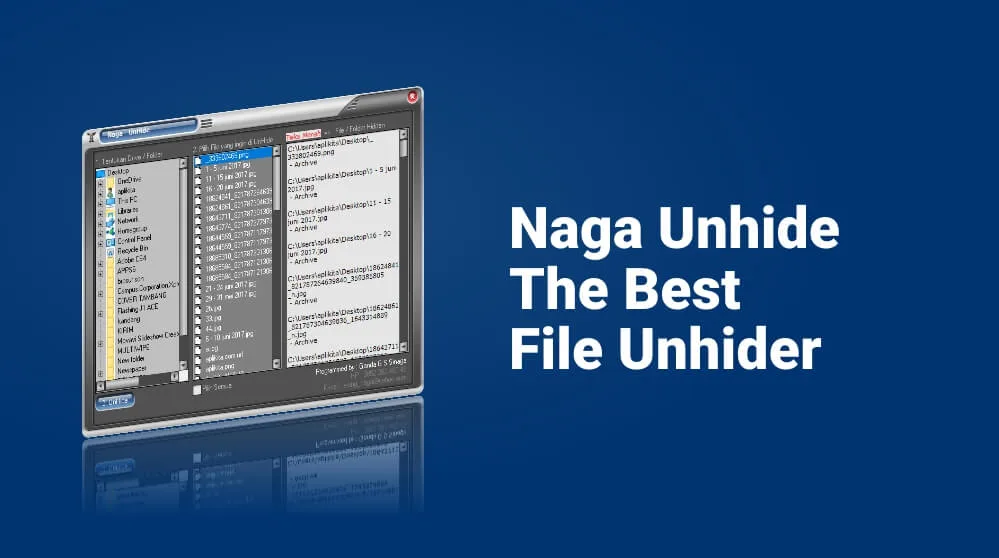 Cara Memunculkan File folder Yang Terhidden Dengan Shinaga Unhide