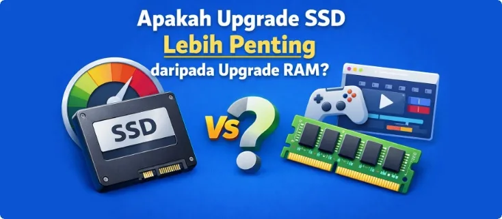 Apakah Upgrade SSD Lebih Penting daripada Upgrade RAM?