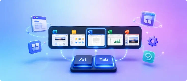Cara Berpindah Antar Jendela Aplikasi dengan Alt+Tab