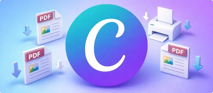 Cara Export Desain Canva ke Format PDF Print agar Hasil Cetak Tidak Buram