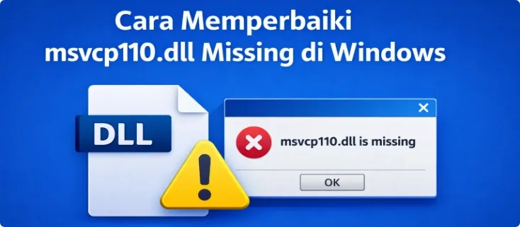 Cara Memperbaiki msvcp110.dll Missing di Windows