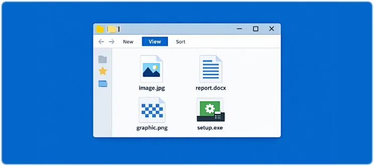 Cara Menampilkan File Extension di Windows File Explorer