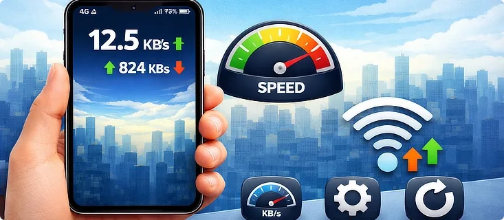 Cara Menampilkan Kecepatan Internet di Status Bar Smartphone