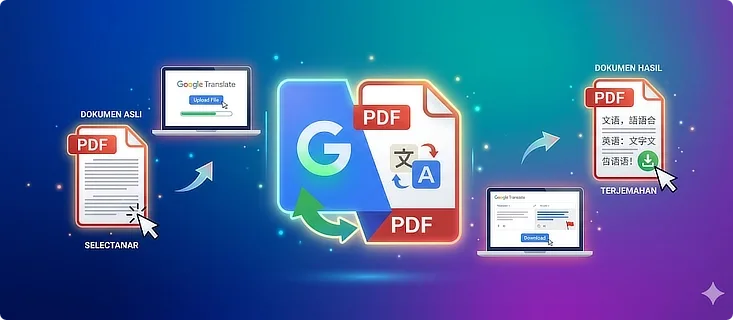 Cara Menerjemahkan Dokumen PDF Menggunakan Google Translate