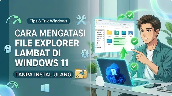 Cara Mengatasi File Explorer Lambat di Windows 11 Tanpa Instal Ulang