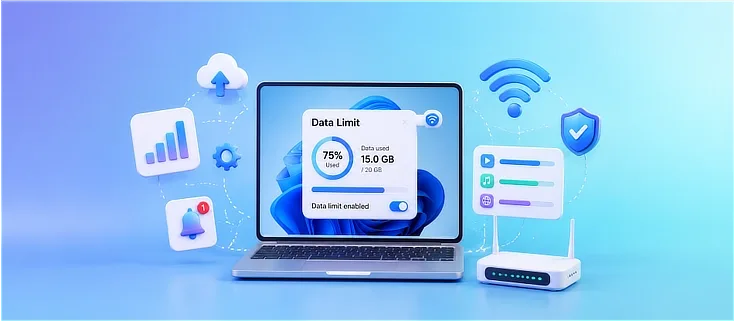 Cara Mengatur Batas Kuota Internet (Data Limit) di Windows 11