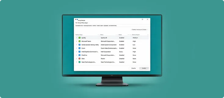 Cara Menonaktifkan Startup Program di Windows Task Manager