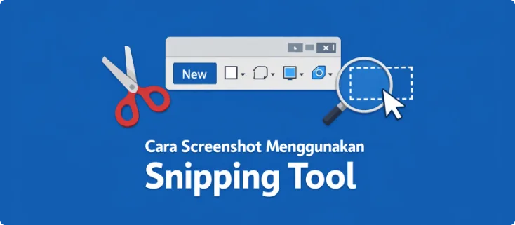 Cara Screenshot Menggunakan Snipping Tool
