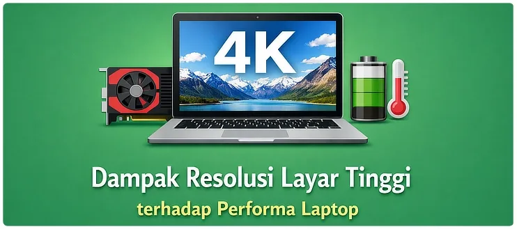 Dampak Resolusi Layar Tinggi terhadap Performa Laptop