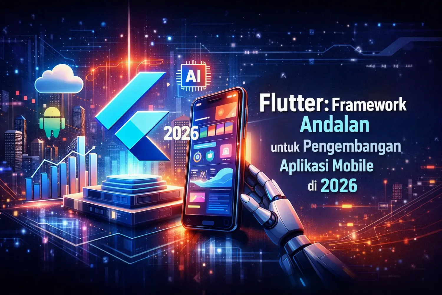 Flutter Semakin Dominan di 2026: Framework Andalan untuk Pengembangan Aplikasi Mobile Efisien dan Skalabel