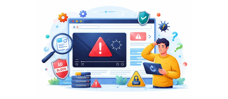 Kenapa Video di Browser Tidak Bisa Diputar Padahal Internet Normal