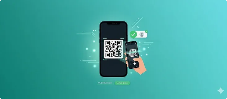 Menambahkan dan Berbagi Kontak dengan Cepat Lewat Kode QR di WhatssApp
