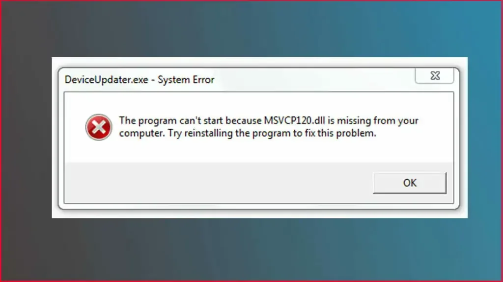 Panduan Mengatasi Error MSVCP120.dll Missing di Windows