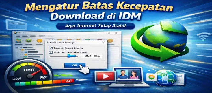 Panduan Mengatur Batas Kecepatan Download di IDM agar Internet Tetap Stabil