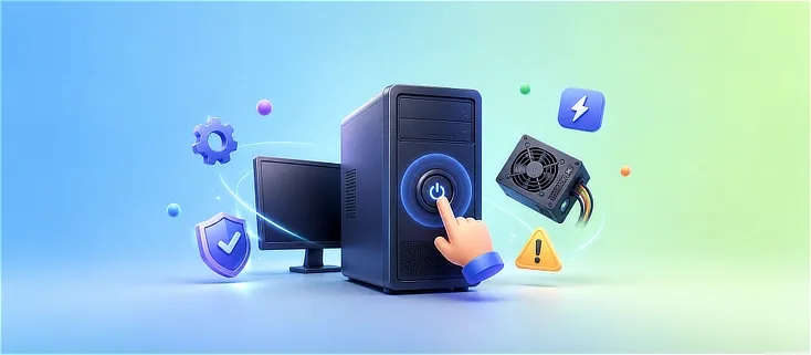 Penyebab Tombol Power Komputer Tidak Langsung Merespons