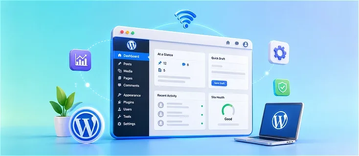 Struktur Dasar Dashboard WordPress