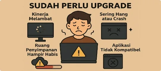 Tanda-Tanda PC atau Laptop Sudah Perlu Upgrade