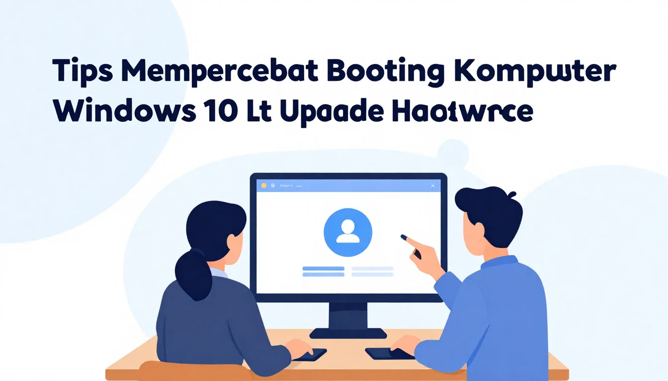 Tips Mempercepat Booting Komputer Windows 10 Tanpa Upgrade Hardware