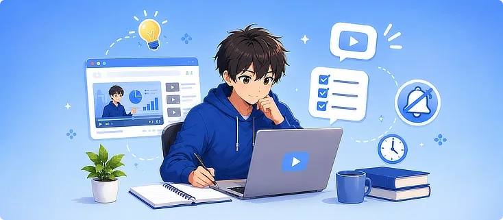 Tips Menonton YouTube untuk Belajar agar Lebih Fokus