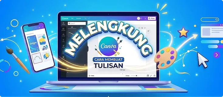 Tutorial Membuat Tulisan Melengkung (Curved Text) di Canva