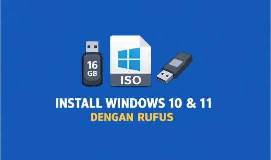 Aplikita Enterprise - Cara Membuat Flashdisk Installer Windows 10 dan Windows 11 dengan Rufus