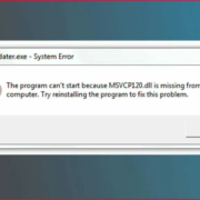 Aplikita Enterprise - Panduan Mengatasi Error MSVCP120.dll Missing di Windows