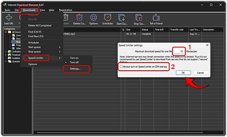 Aplikita Enterprise - Panduan Mengatur Batas Kecepatan Download di IDM agar Internet Tetap Stabil 1