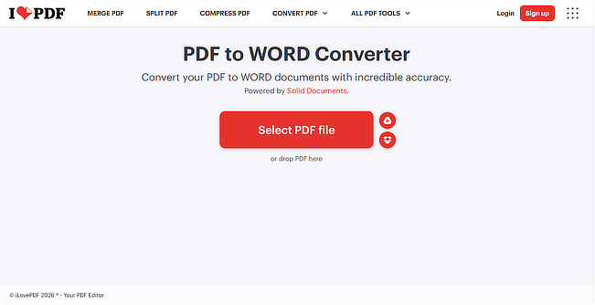 Aplikita Enterprise - Cara Convert PDF ke Word di ILovePDF1