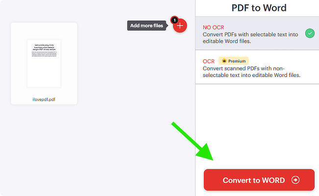 Aplikita Enterprise - Cara Convert PDF ke Word di ILovePDF3