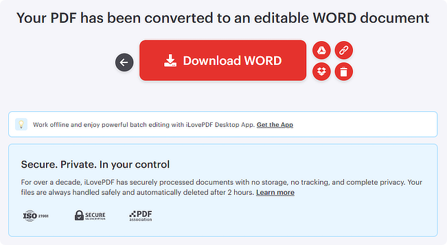 Aplikita Enterprise - Cara Convert PDF ke Word di ILovePDF4