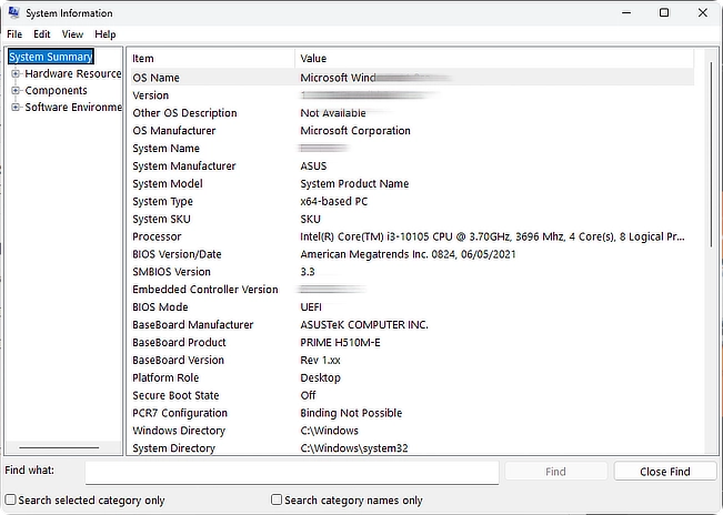 Cara Melihat Informasi Hardware Menggunakan System Information di Windows 9 Aplikita Enterprise - Cara Melihat Informasi Hardware Menggunakan System Information di Windows3