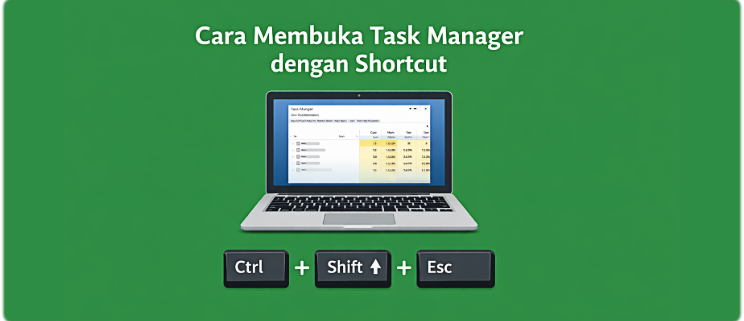 Aplikita Enterprise - Cara Membuka Task Manager dengan Shortcut