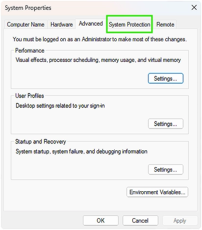 Aplikita Enterprise - Cara Mengakses Advanced System Settings di Windows 2