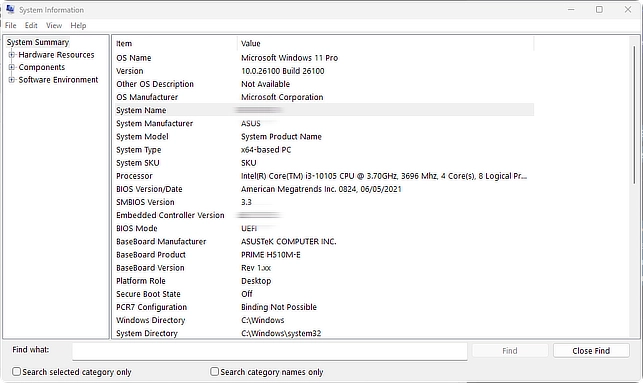 Aplikita Enterprise - Cara Mengecek Informasi BIOS di Windows 2
