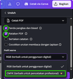 Aplikita Enterprise - Cara Export Desain Canva ke Format PDF Print agar Hasil Cetak Tidak Buram 3