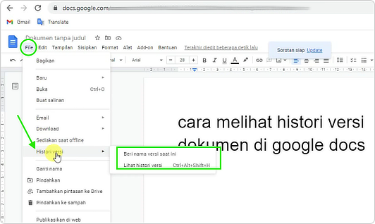 Aplikita Enterprise - Cara Melihat Riwayat Edit di Google Docs1