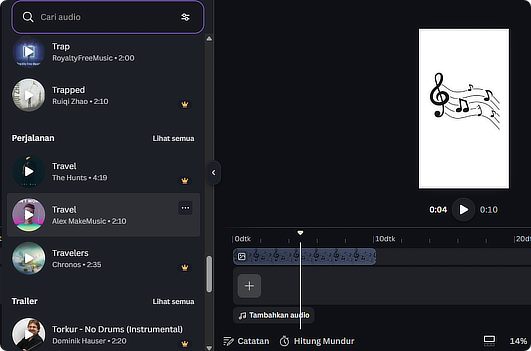 Aplikita Enterprise - Cara Menambahkan Musik ke Video di Canva dengan Mudah 5