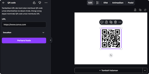 Aplikita Enterprise - Cara Menambahkan QR Code Gratis di Canva 4