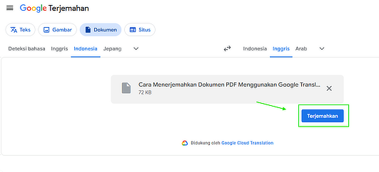 Aplikita Enterprise - Cara Menerjemahkan Dokumen PDF Menggunakan Google Translate 3