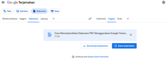 Aplikita Enterprise - Cara Menerjemahkan Dokumen PDF Menggunakan Google Translate 4