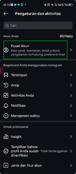 Aplikita Enterprise - Cara Mengaktifkan Verifikasi 2 Langkah di Instagram2
