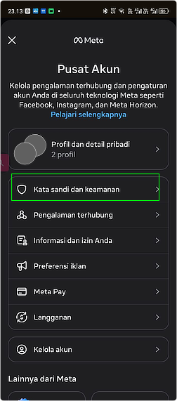 Aplikita Enterprise - Cara Mengaktifkan Verifikasi 2 Langkah di Instagram3