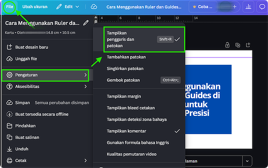 Aplikita Enterprise - Cara Menggunakan Ruler dan Guides di Canva untuk Desain Presisi 1