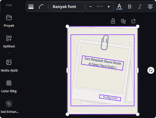 Aplikita Enterprise - Cara Mengubah Ukuran Desain di Canva Versi Gratis 2
