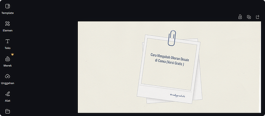 Aplikita Enterprise - Cara Mengubah Ukuran Desain di Canva Versi Gratis 3