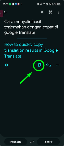 Aplikita Enterprise - Cara Menyalin Hasil Terjemahan dengan Cepat di Google Translate 1