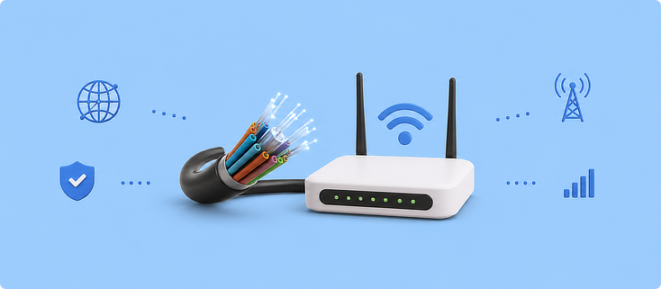 Aplikita Enterprise - Kenapa Internet Fiber Lebih Stabil Dibanding Wireless