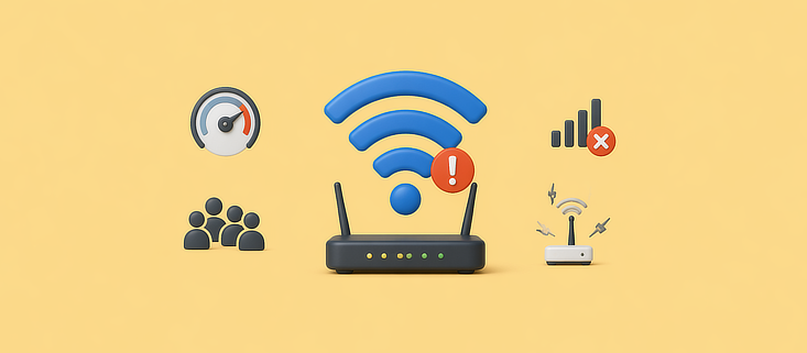 Aplikita Enterprise - Kenapa WiFi Publik Sering Terasa Sangat Lambat dan Tidak Stabil