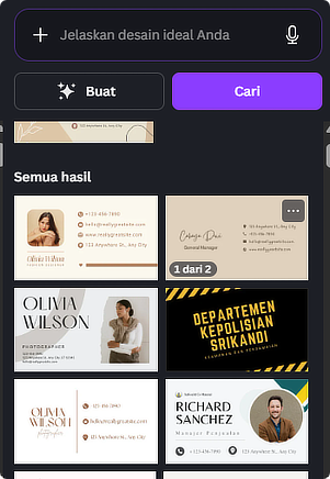 Aplikita Enterprise - Tutorial Membuat Kartu Nama Menggunakan Template Gratis Canva 3