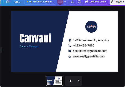 Aplikita Enterprise - Tutorial Membuat Kartu Nama Menggunakan Template Gratis Canva 4